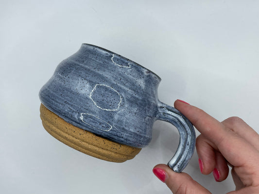 White Black Curved Handle
